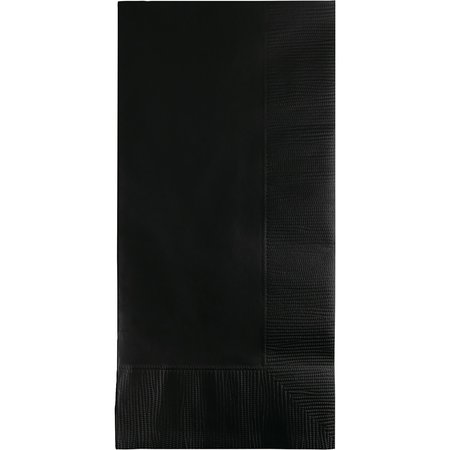 TOUCH OF COLOR Black Napkins, 4"x8", 600PK 279134